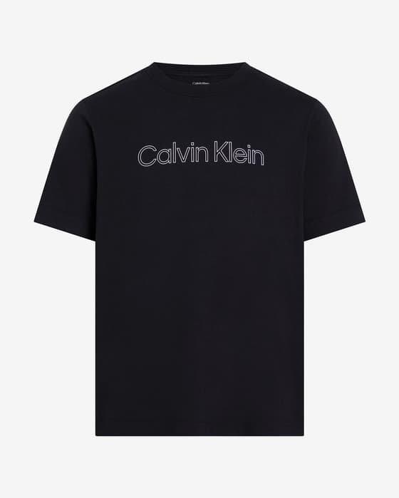 Camiseta Calvin Klein Graphic Logo manga corta negro puro blanco