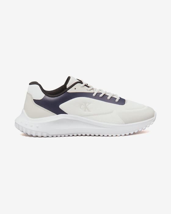 Zapatillas Calvin Klein EVA Runner Low Mesh blanco puro azul marino
