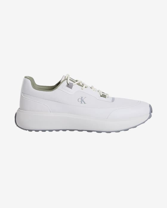Zapatillas Calvin Klein Athleisure Runner Tech blanco verde