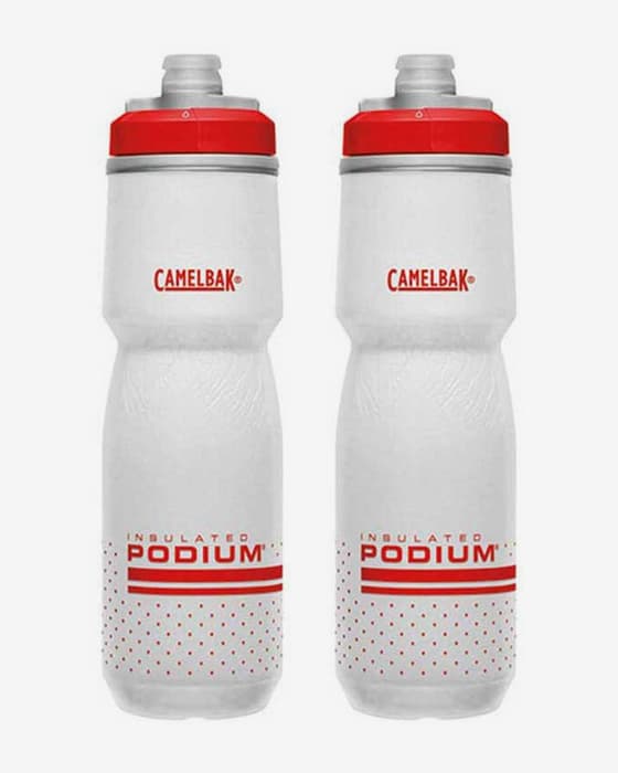 Bidón Camelbak Podium Big Chill 0.71 L blanco rojo (2 unidades)