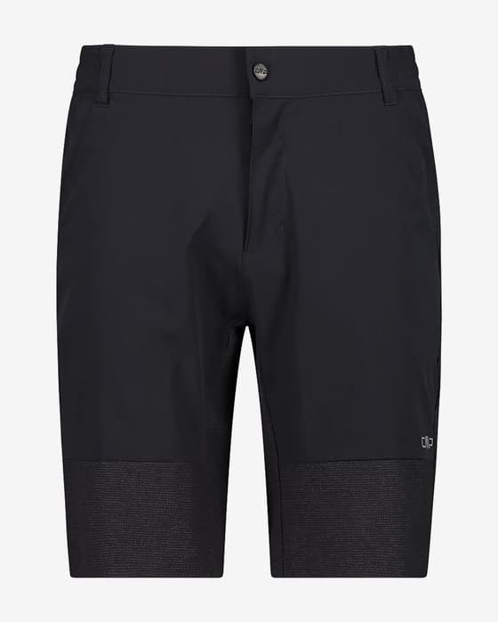 CMP Bermuda Stretch Nylon Shorts Pure Black