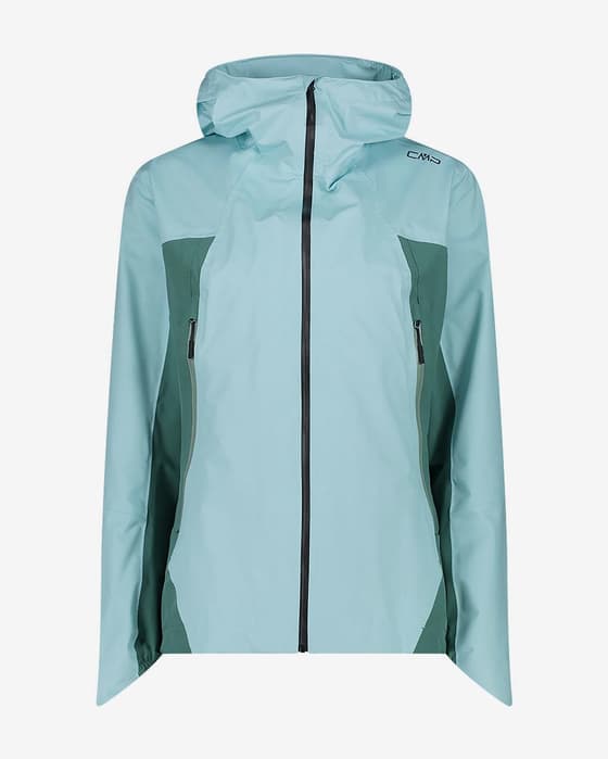 Chaqueta con capucha CMP Fix Hood Regular azul verde mujer