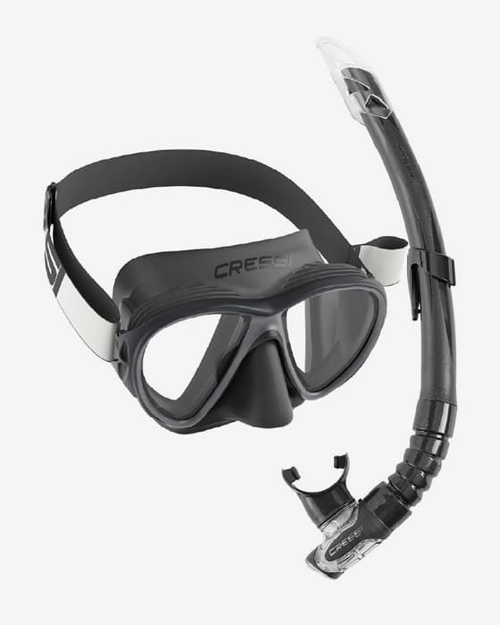 Set Cressi Fiji TX + Gamma negro puro