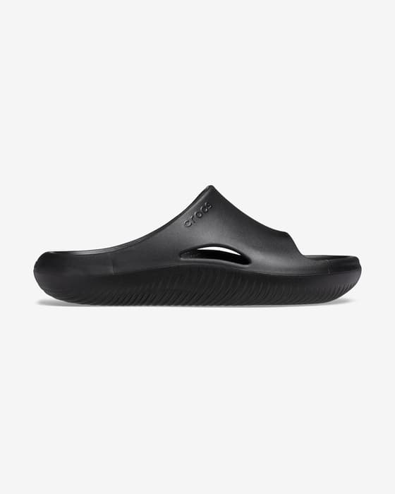 Crocs Mellow Recovery Slide Badesandalen pechschwarz