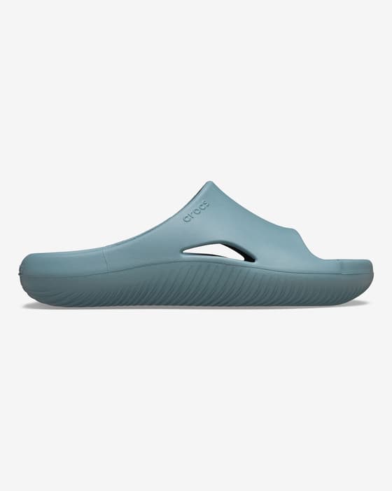 Crocs Mellow Recovery Slide Badesandalen blau