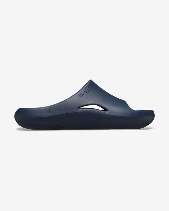 Crocs Mellow Recovery Slide Badesandalen marineblau