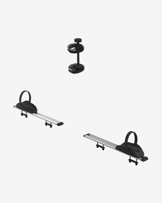 Adaptador Cruz Tailo para 3era bicicleta gris mate negro
