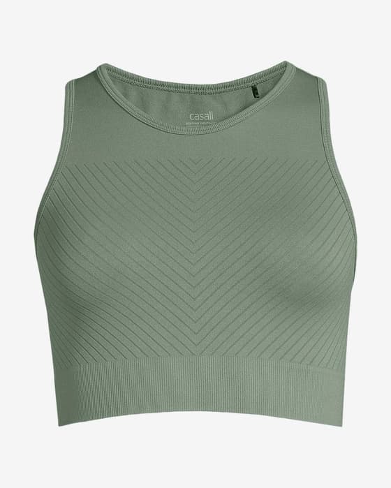 Sujetador Casall Essential Block Seamless Sport Top verde