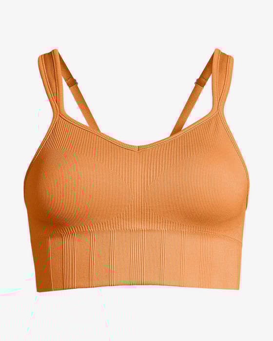 Sujetador Casall Seamless Rib Padded Sports naranja