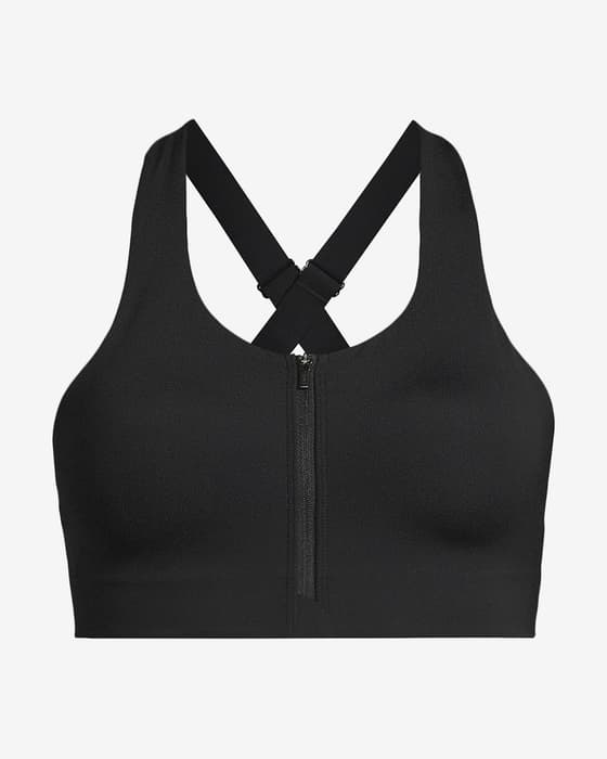 Casall Impact Zip Sports Bra Black