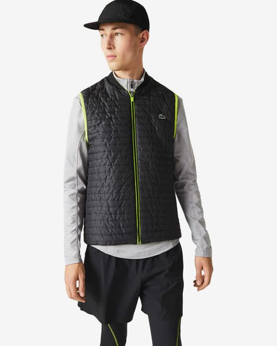 Chaleco Lacoste Blouson Classic verde negro