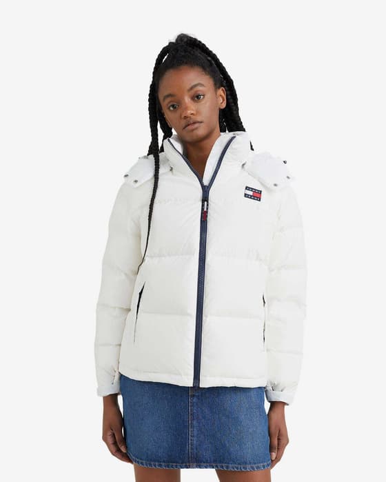 Chaqueta Tommy Jeans Alaska blanco mujer