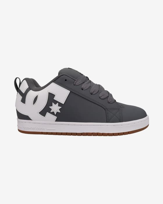 靴 DC DC Buty męskie Court Graffik Low-Top Sneaker, Czarny szary