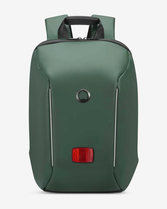 Mochila Delsey Paris Reflective Securain 22L verde