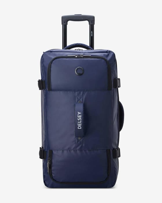 Bolsa de viaje con ruedas Delsey Paris Raspail 64L azul oscuro negro