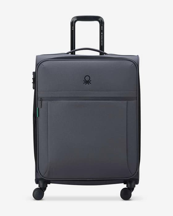 Maleta Delsey Paris x Benetton Be Expandible 78L gris oscuro