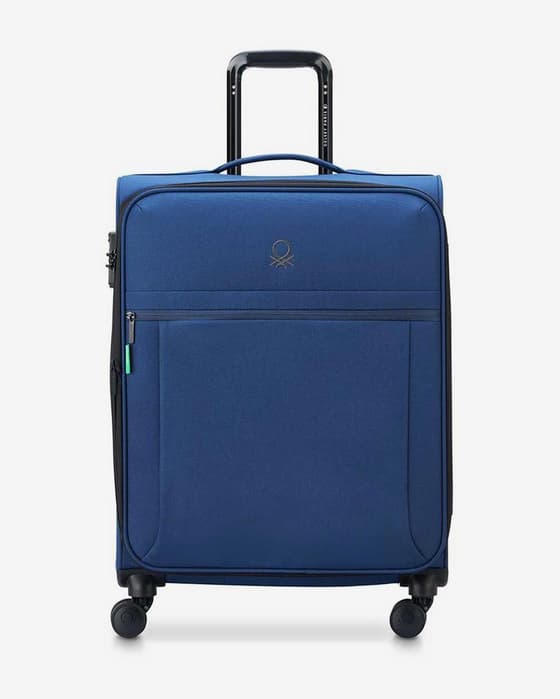 Maleta Delsey Paris x Benetton Be Expandible 78L azul oscuro