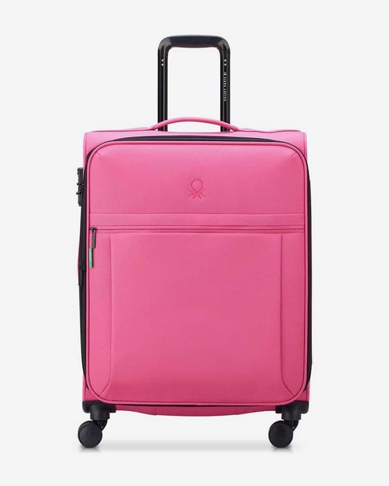 Maleta Delsey Paris x Benetton Be Expandible 78L rosa