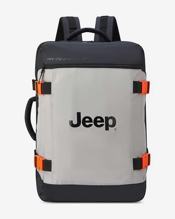 Zaino Delsey Paris x JEEP JS007C 47L nero grigio