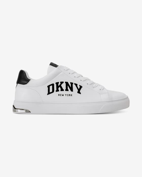 Zapatillas DKNY Alaire Lace Up blanco puro negro mujer