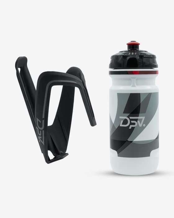 Kit DPV Portabidón y bidón 600ml negro blanco