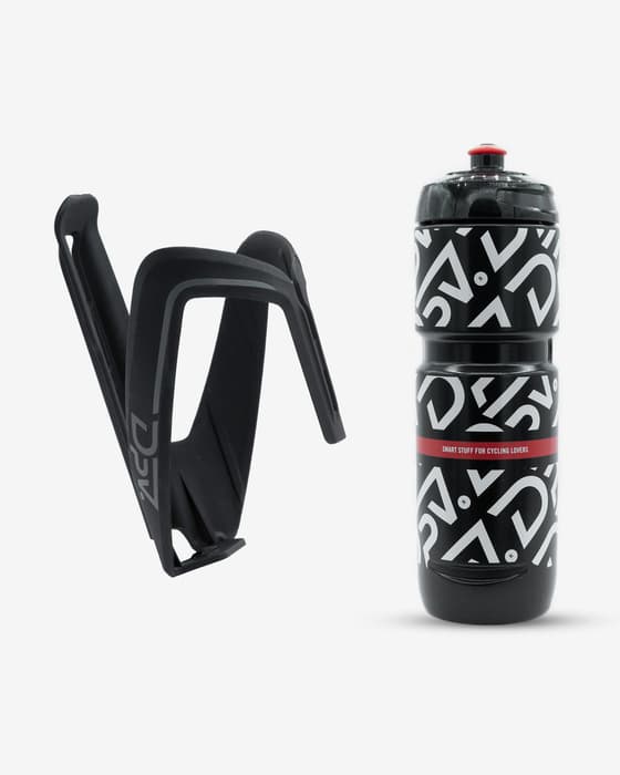 Kit DPV Portabidón y bidón 800ml negro blanco
