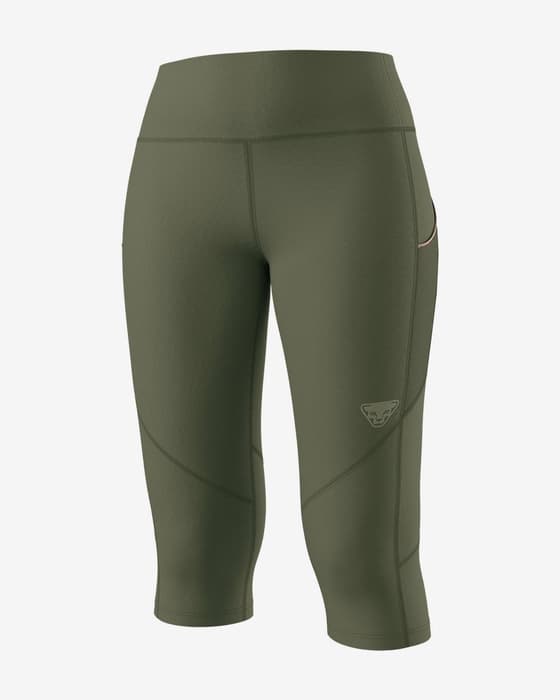 Malla pirata Dynafit Alpine 3/4 verde oliva mujer