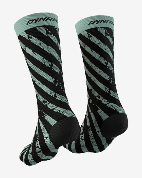Dynafit Trail Socks aqua blue black