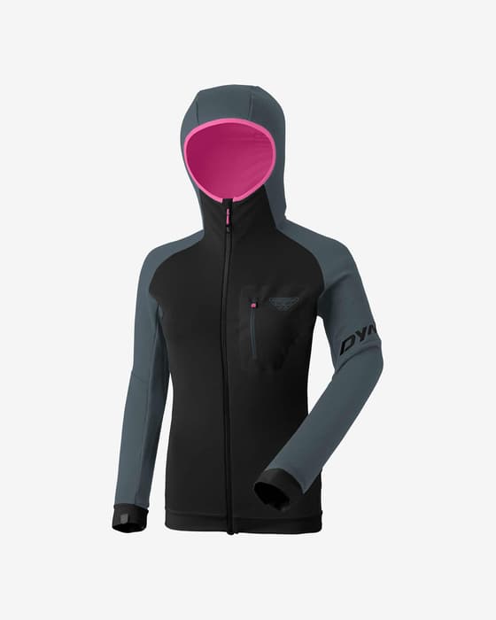 Giacca con cappuccio Dynafit Radical Polartec nero grigio bluastro donna