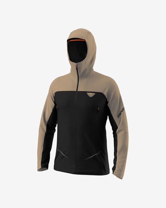Chaqueta con capucha Dynafit Ridge Dynastretch gris claro negro