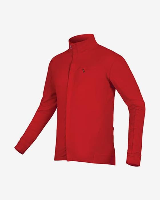 Maillot manche longue Endura Xtract Roubaix rouge