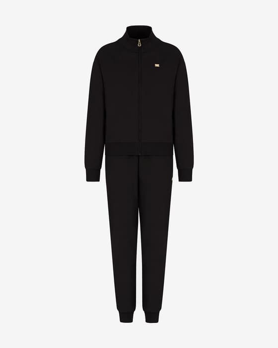 Chándal EA7 Core Stretch negro puro mujer