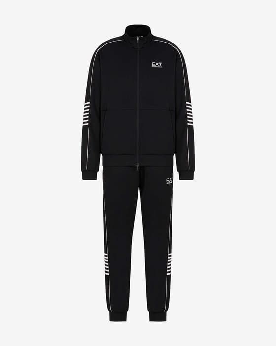 Chandal EA7 Core Identity negro puro