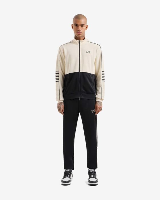 Chandal EA7 Core Identity negro blanco