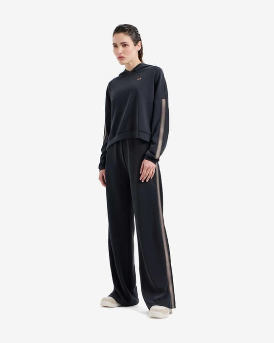 Chandal EA7 Minimal Design negro puro mujer