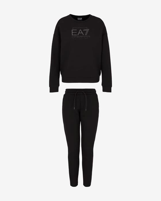 Chandal EA7 Comfy negro puro mujer
