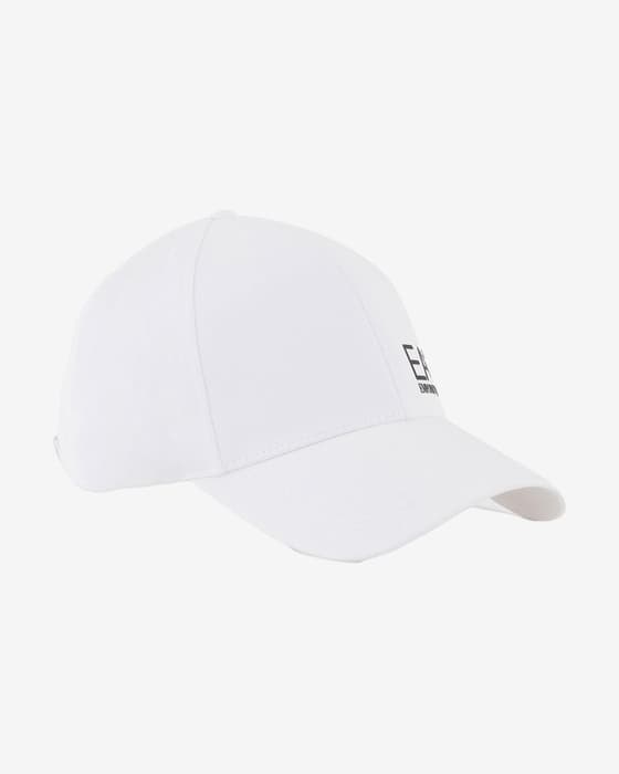 Gorra EA7 Baseball Logo blanco puro