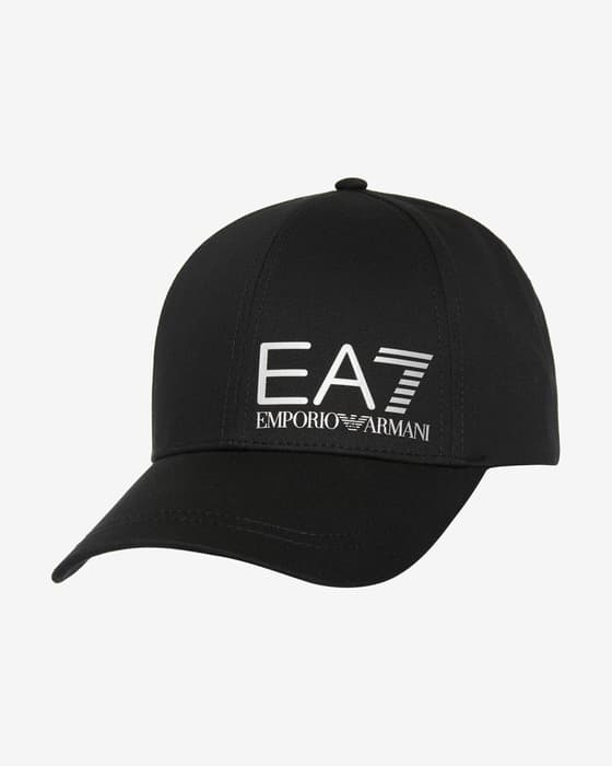 Gorra EA7 Baseball negro puro gris