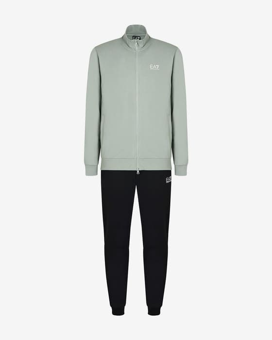 Chandal EA7 Core Identity Logo verde negro