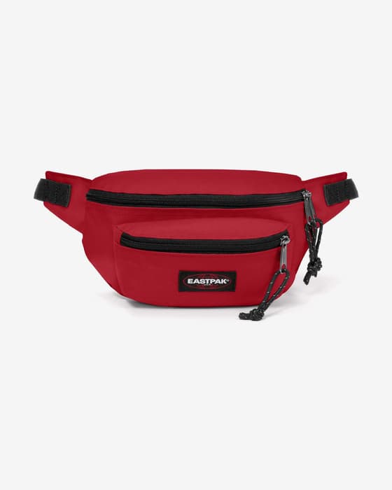 Riñonera Eastpak Doggy rojo oscuro negro puro