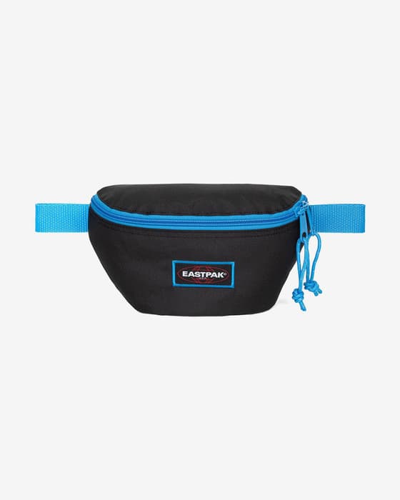 Riñonera Eastpak Springer 2L negro puro azul brillante