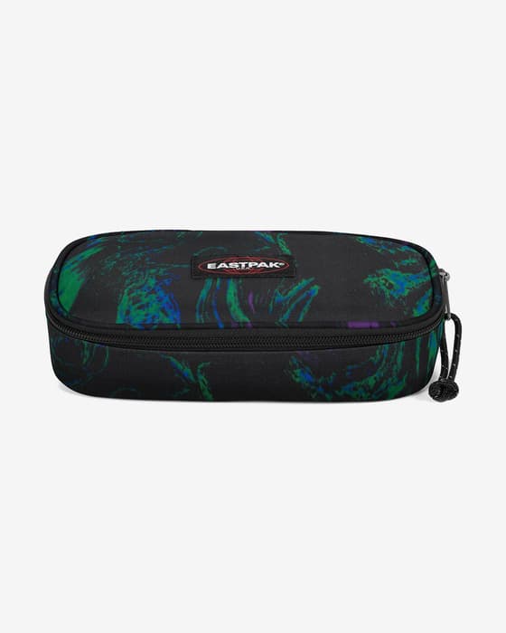 Estuche Eastpak Oval Single negro puro verde azul