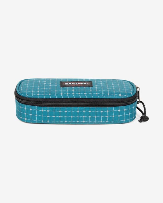 Estuche Eastpak Oval Single azul luminoso blanco negro