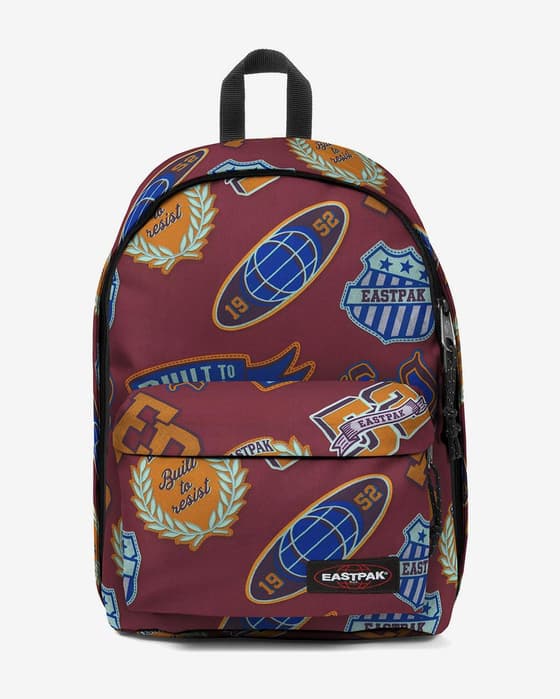 Mochila Eastpak Orbit 10L rojo oscuro azul naranja