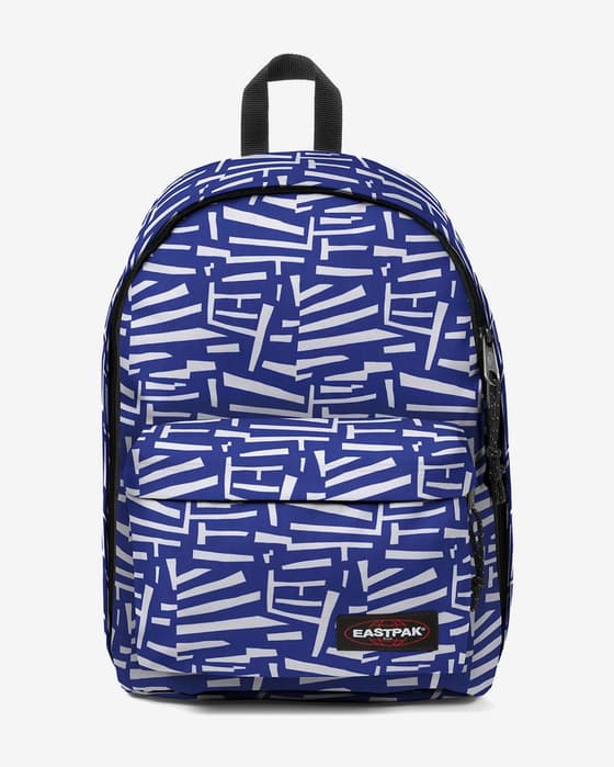 Mochila Eastpak Orbit 10L azul eléctrico blanco puro