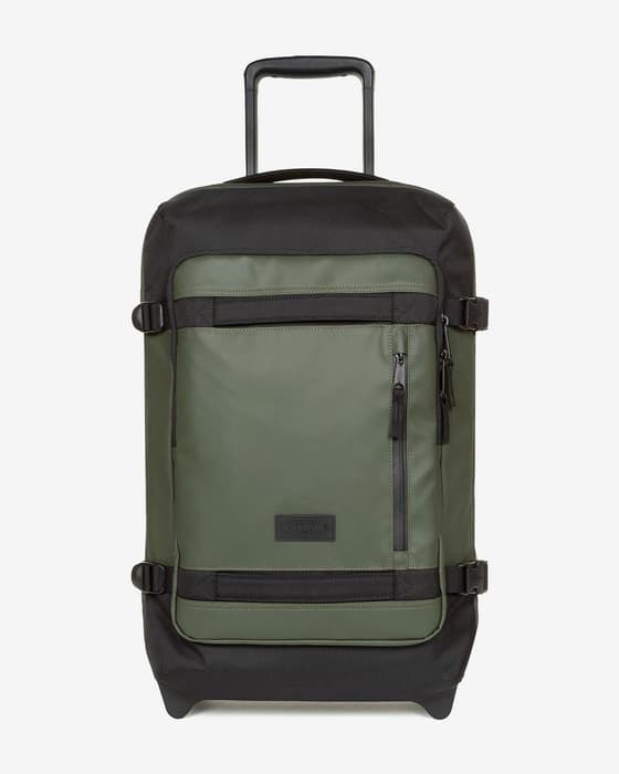 Eastpak Tranverz Cnnct S 42L Trolley Khaki Green Pure Black