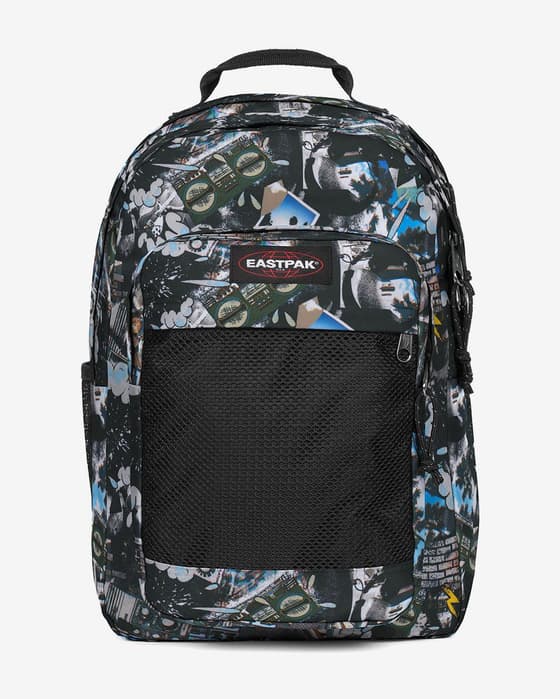 Mochila Eastpak Study Buddy Air 33L negro puro blanco azul