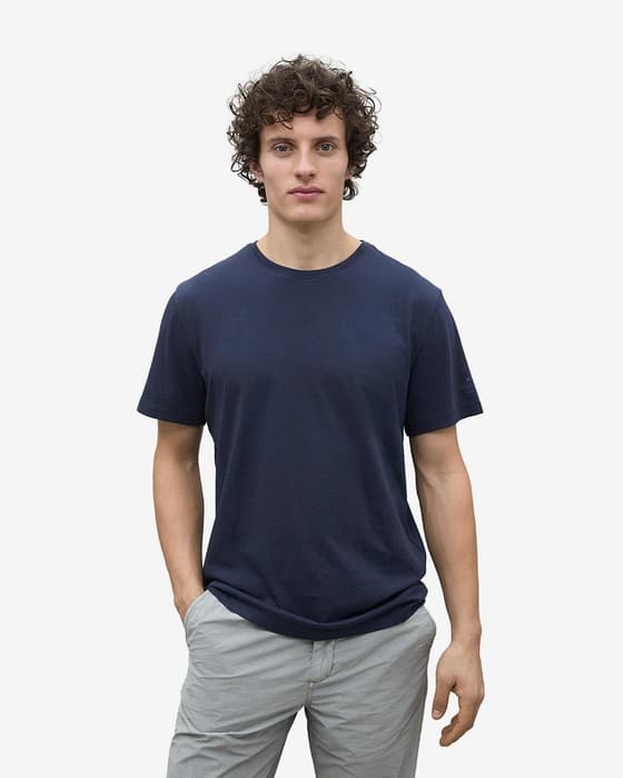 Camiseta Ecoalf Almer manga corta negro puro