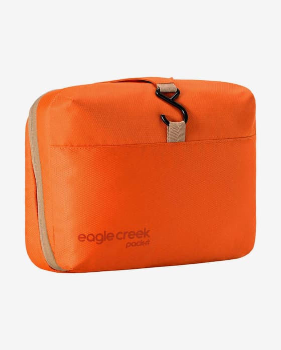 Estojo organizador Eagle Creek Pack-It Hanging Toiletry Kit laranja