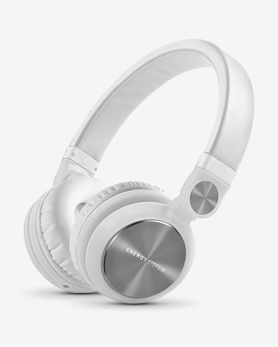 Auriculares Energy Sistem DJ2 Mic blanco mate gris